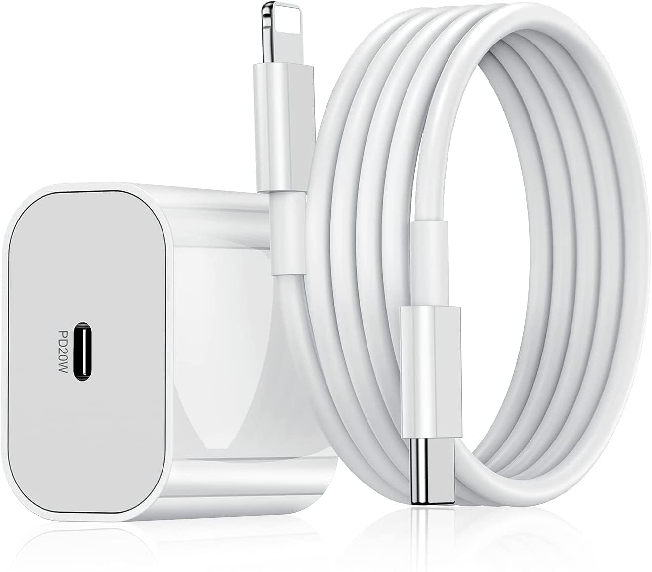 DR VAKU 20W Charger Adapter with Cable Combo | Compatible with iPhone 14/14 Plus/14 Pro/14 Pro Max, 13/13 Pro/13 Pro Max, 12/12 Pro, 11, X, XR