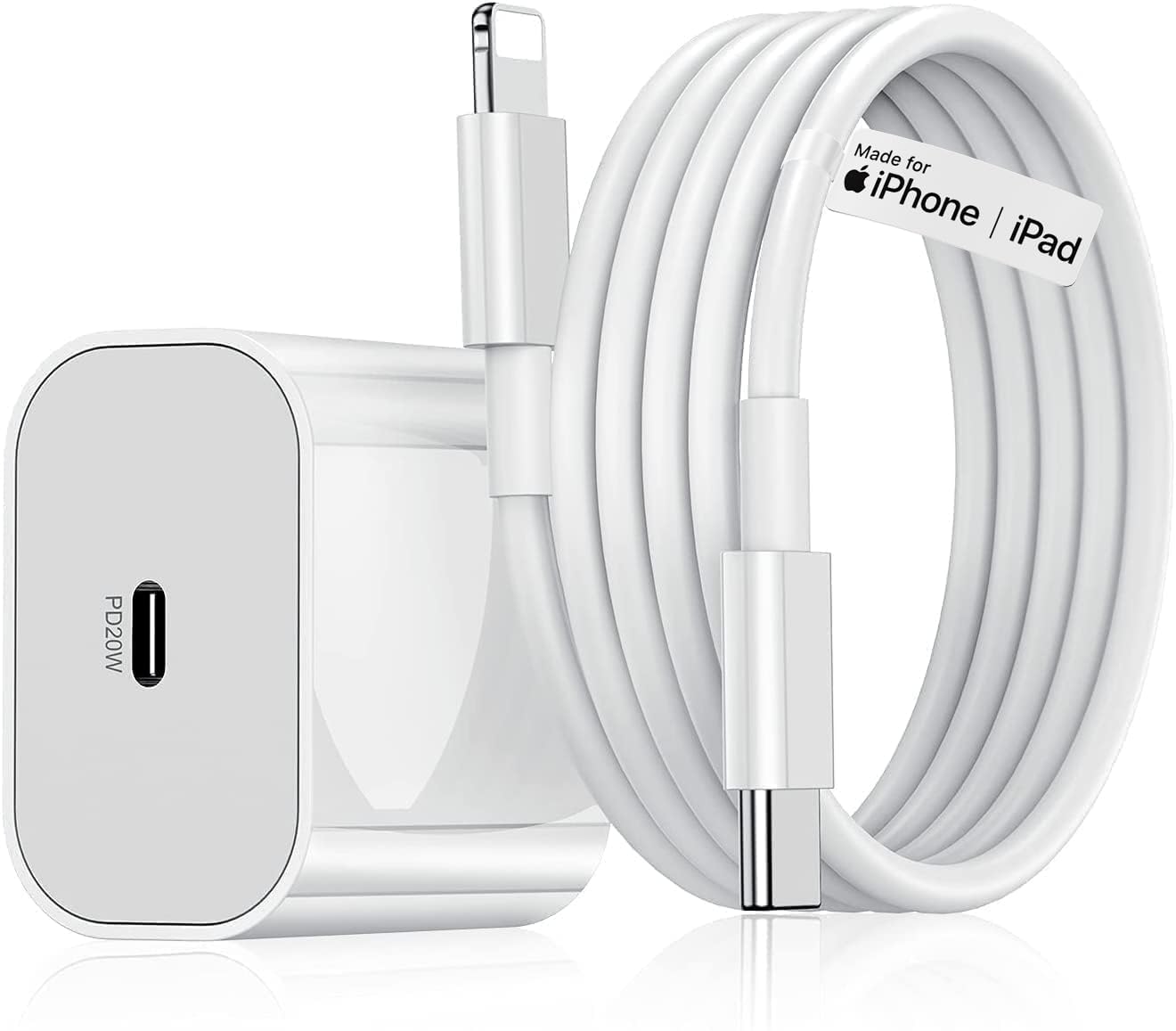 AILKIN 20W Original Fast Charger with USB-C to Lightning Cable | Compatible with iPhone & iPad