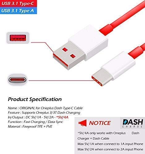 MYVN 80W Fast Charger | OnePlus WARP/Dash Type-C Charging Adapter