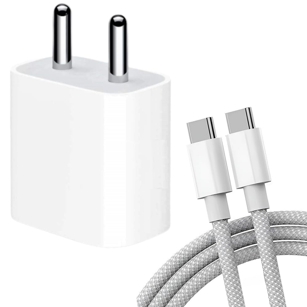 iPhone 20W Original Charger Adapter with Cable Combo | Fast Charging for All iPhone Models