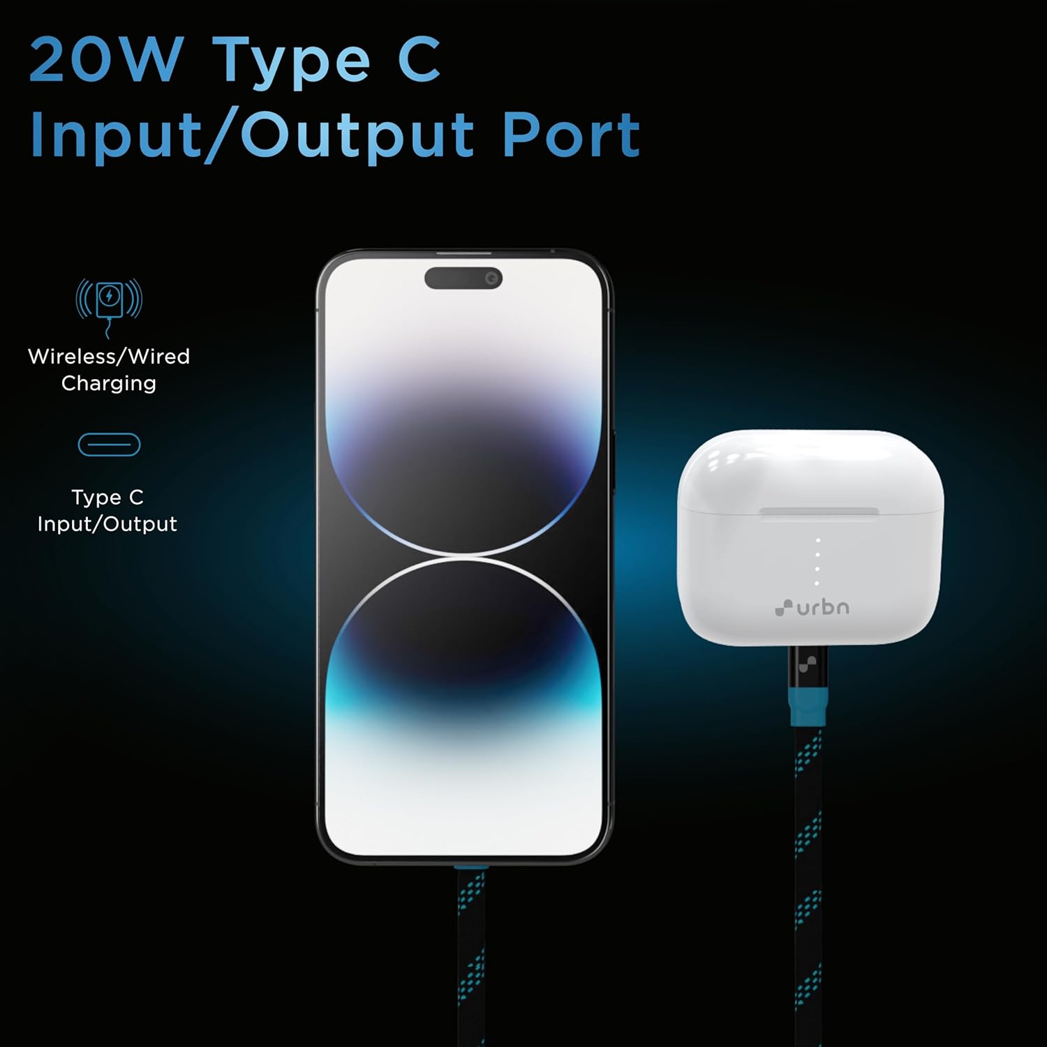 URBN 10000mAh MagSafe Power Bank with Built-in Stand
