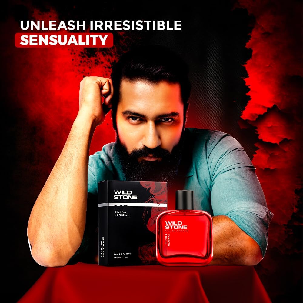 Wild Stone Ultra Sensual Eau De Parfum for Men – 50ml Premium Long-Lasting Fragrance