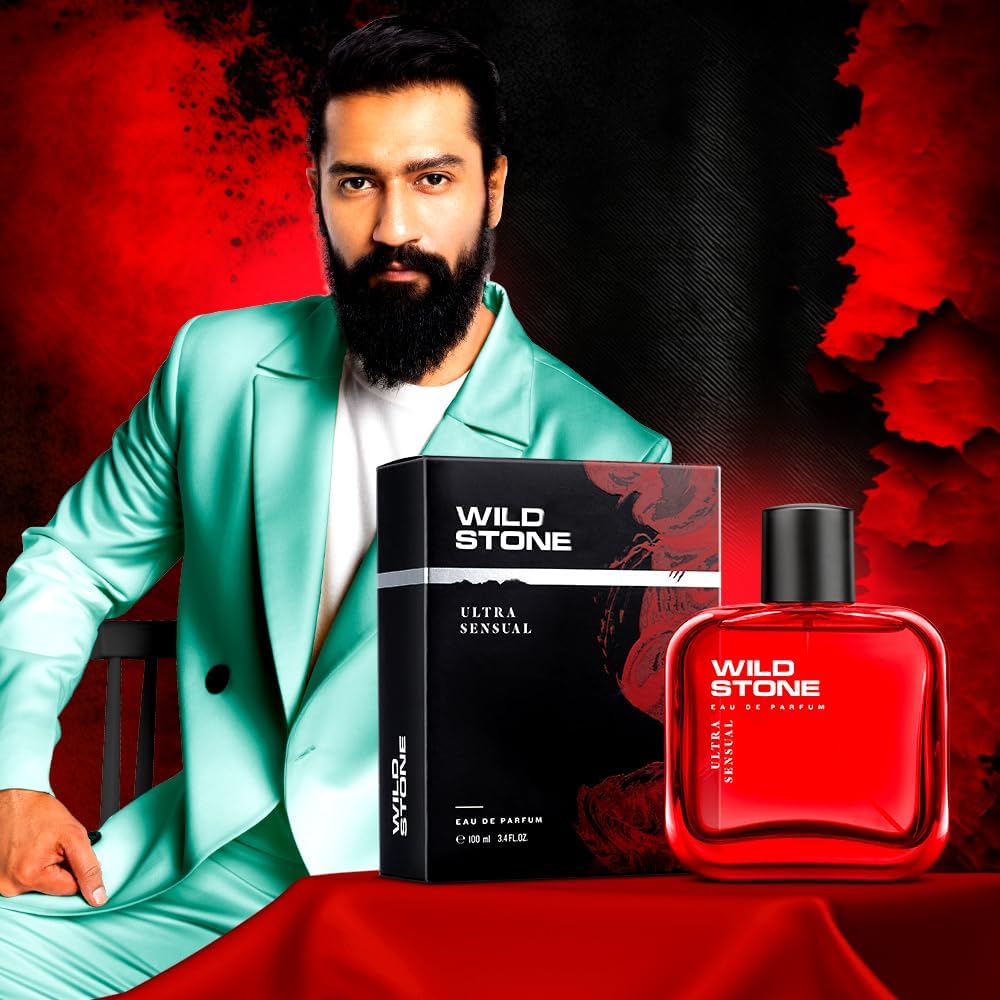 Wild Stone Ultra Sensual Eau De Parfum for Men – 50ml Premium Long-Lasting Fragrance