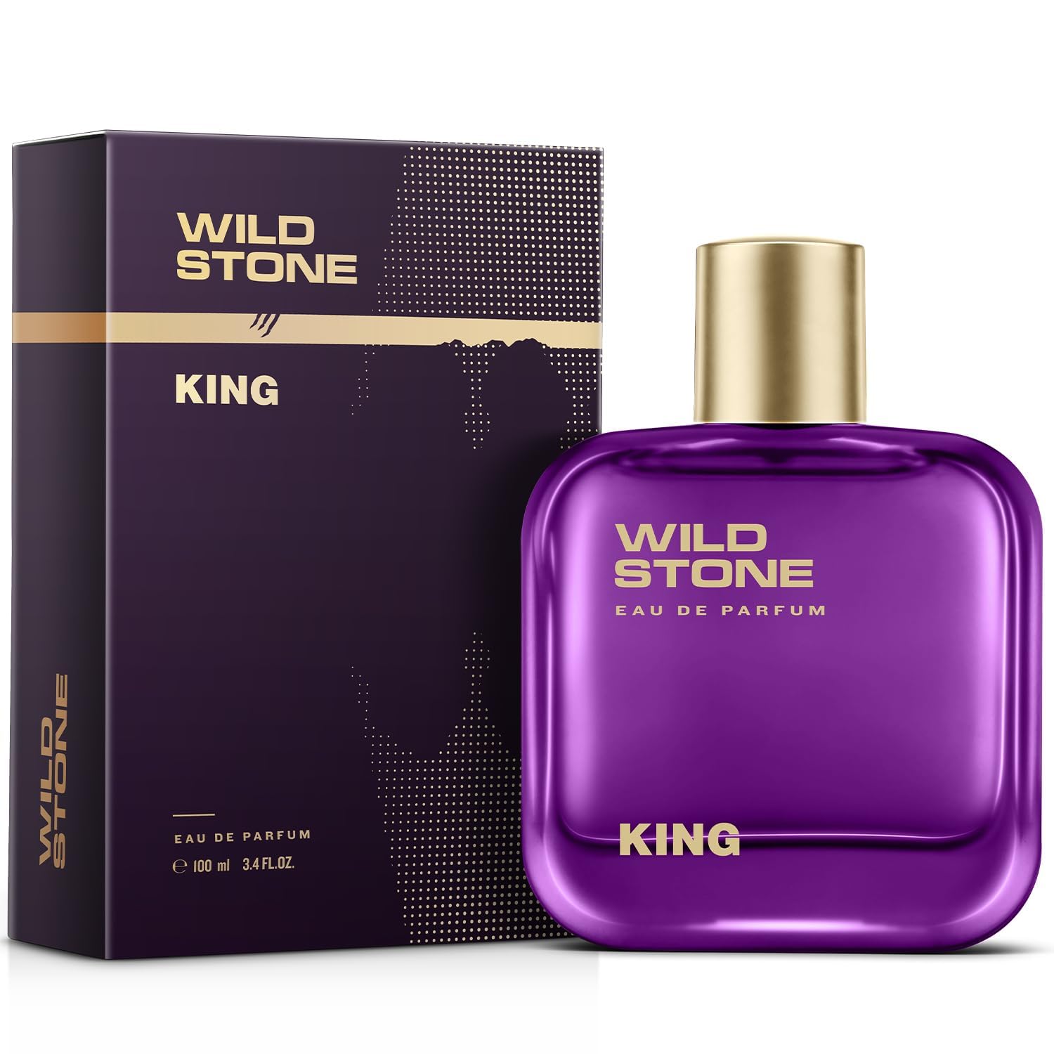 Wild Stone King Eau De Parfum for Men – 100ml Luxury Long-Lasting Fragrance Perfect Gift for Him
