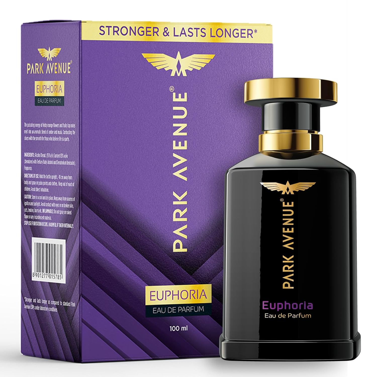 Park Avenue Harmony Eau De Parfum for Men – 100ml Premium Long-Lasting Perfume with Intense Amber Wood Fragrance