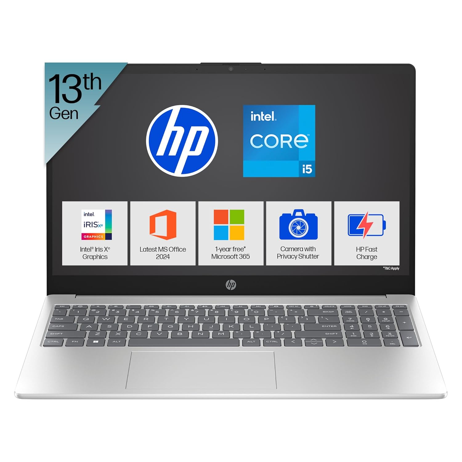HP 15 13th Gen Intel Core i5-1334U