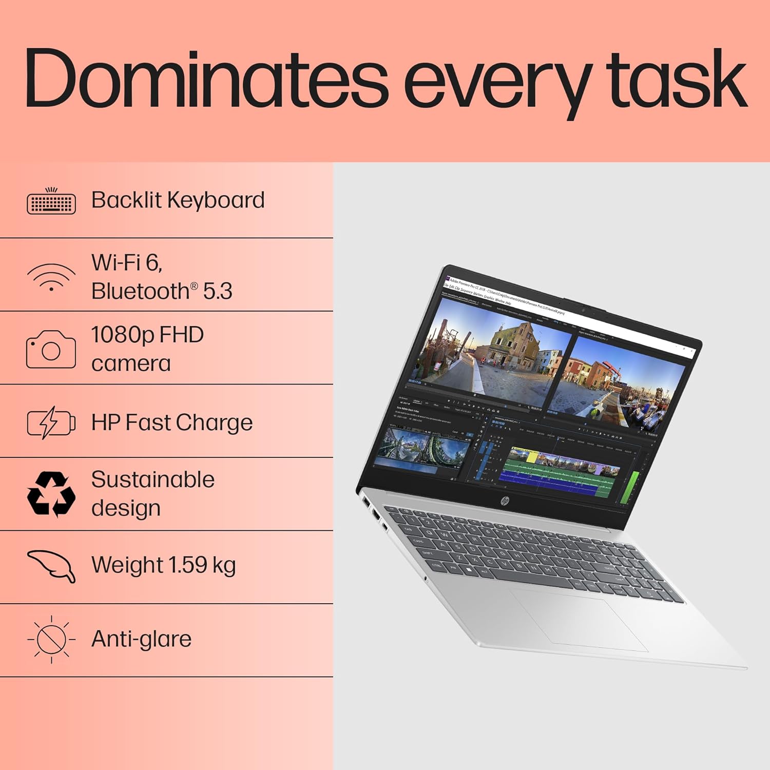 HP 15 13th Gen Intel Core i5-1334U