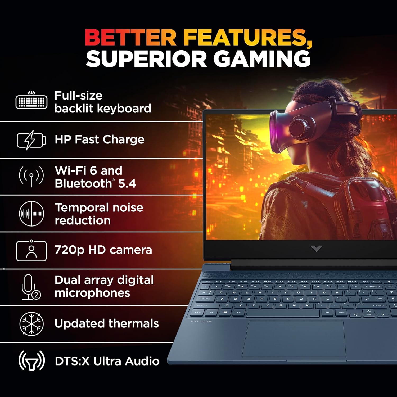 HP Victus AMD Ryzen 9-8945HS