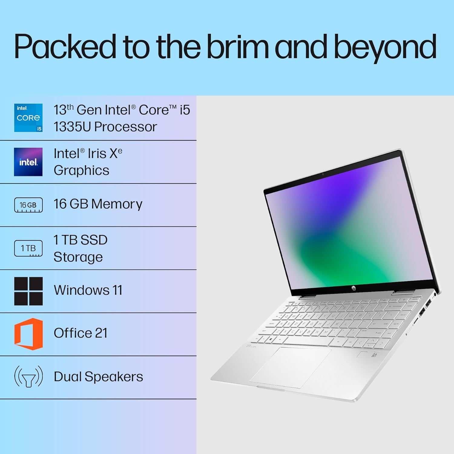 HP Pavilion x360 13th Gen Intel Core i5-1335U Laptop