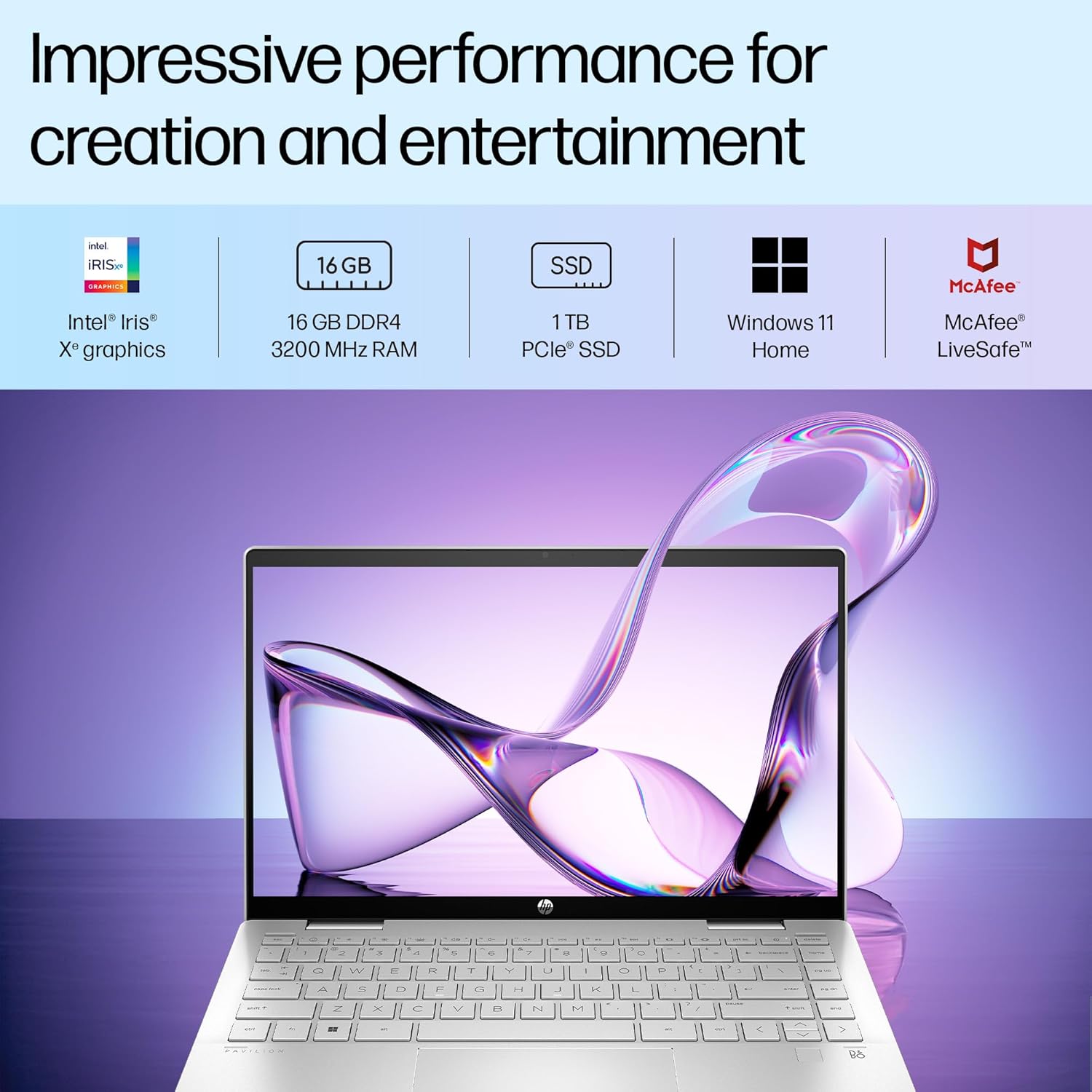 HP Pavilion x360 13th Gen Intel Core i5-1335U Laptop