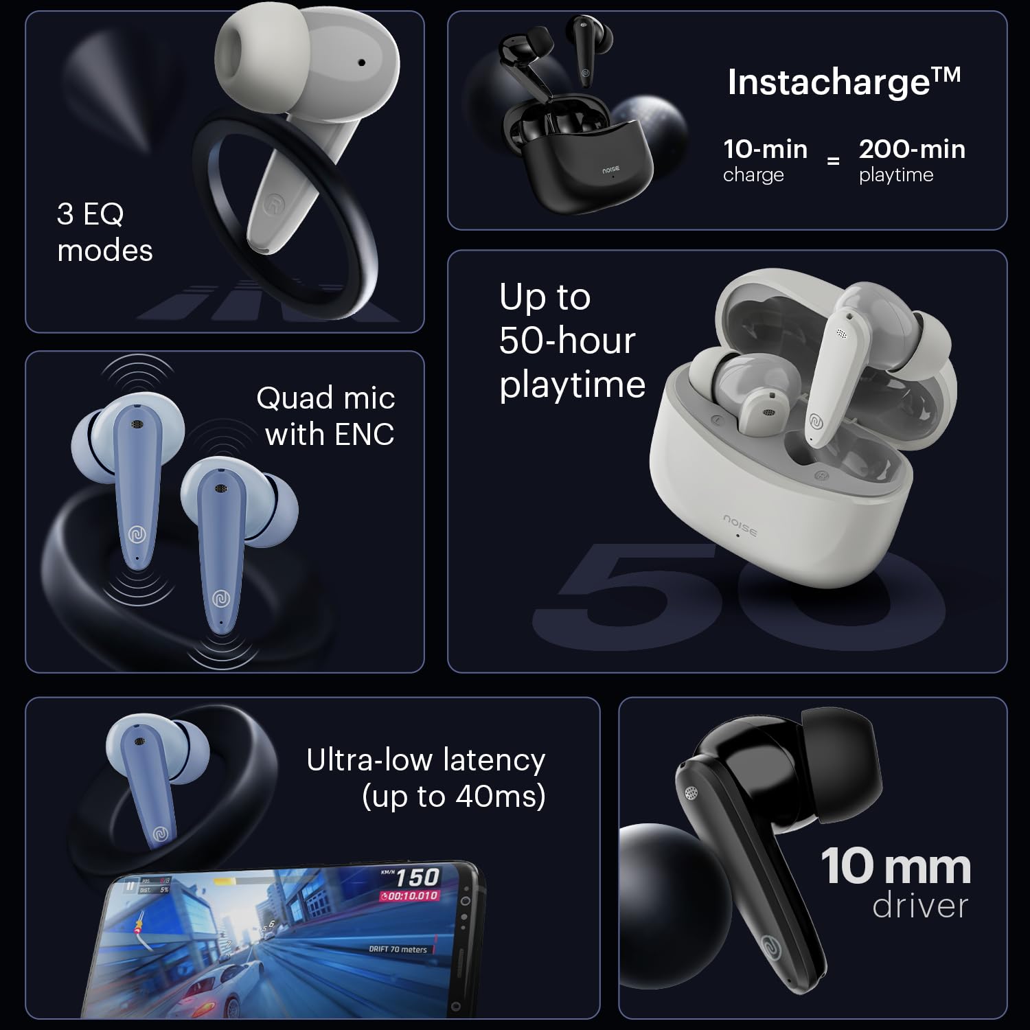 Noise Buds VS106 Truly Wireless in-Ear Earbuds