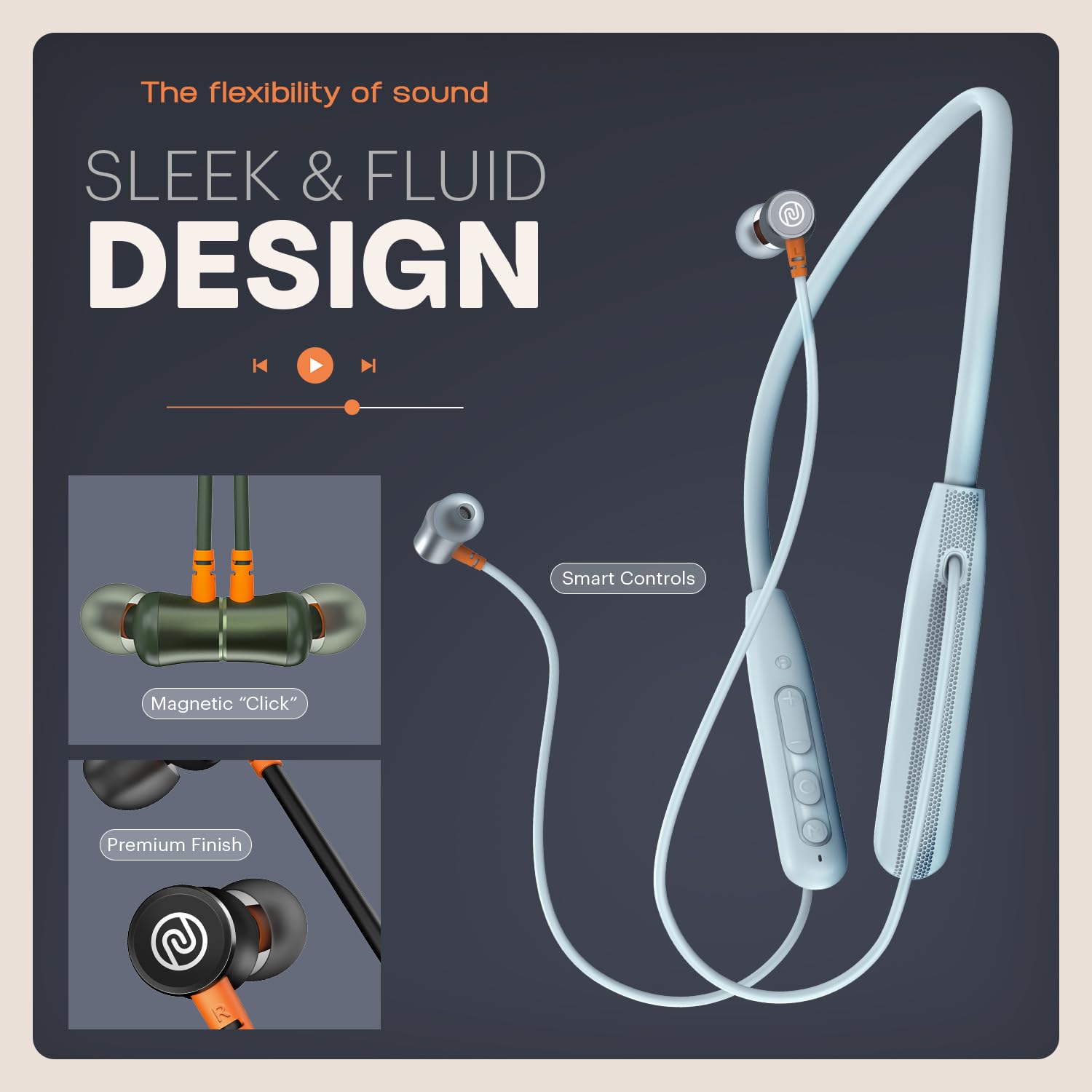 Noise Newly Launched Airwave Bluetooth in Ear Neckband
