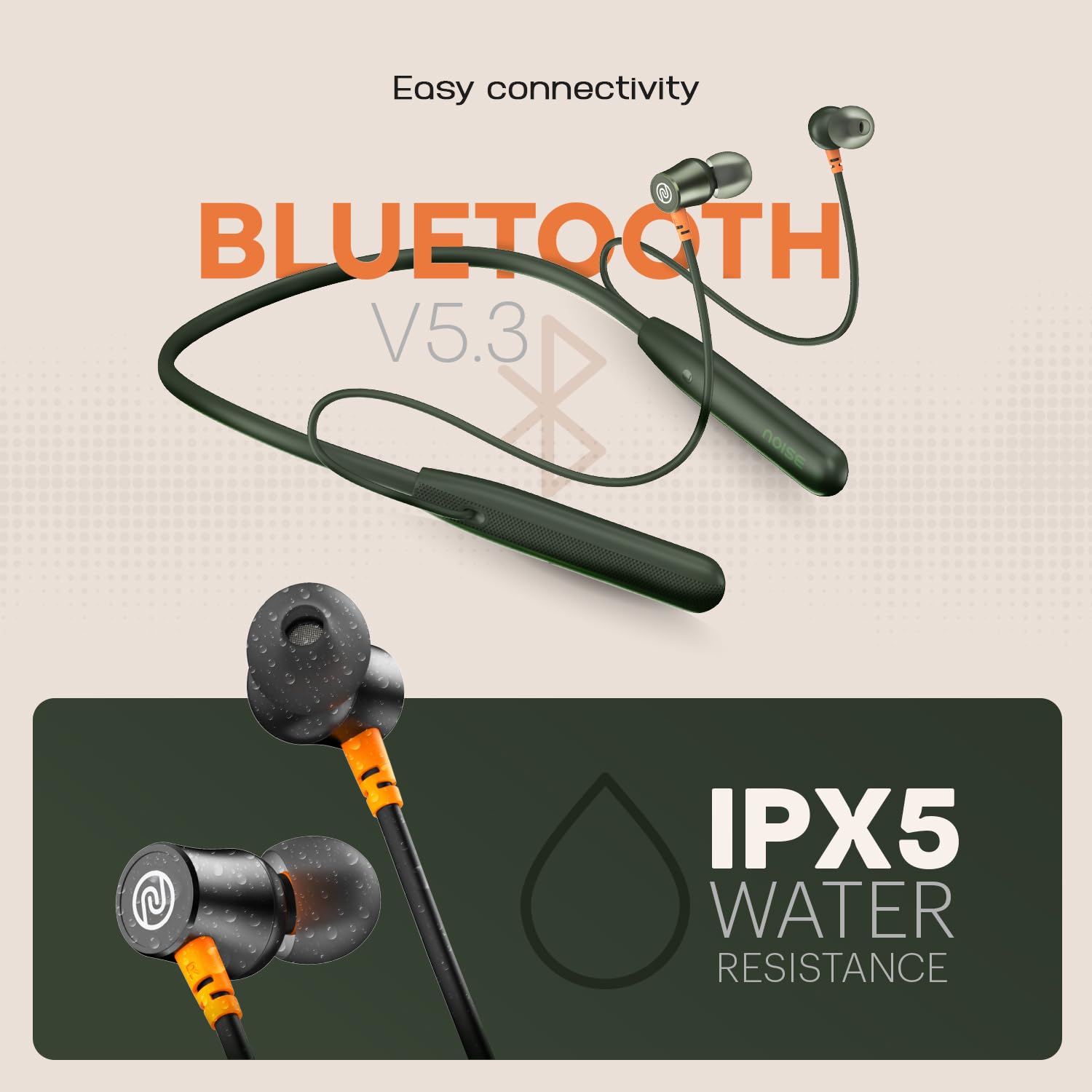 Noise Newly Launched Airwave Bluetooth in Ear Neckband
