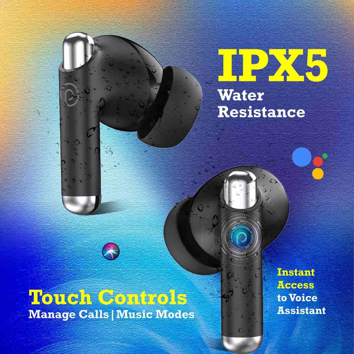 pTron Newly Launched Zenbuds Evo X5 34dB ANC TWS Earbuds