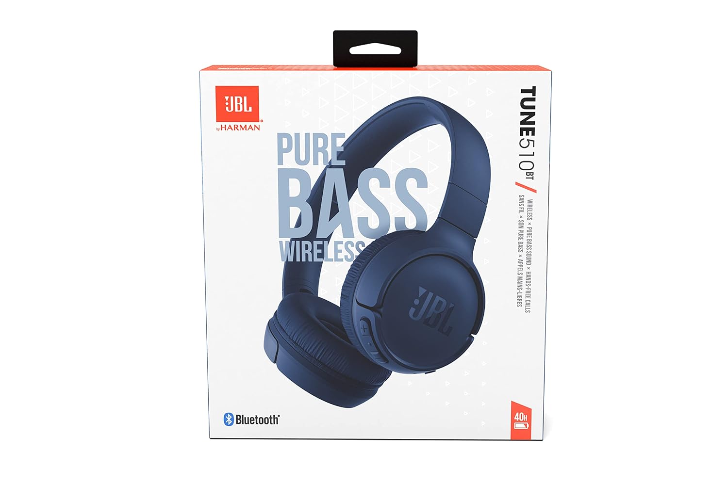 JBL Tune 510BT On Ear Wireless Headphones with Mic