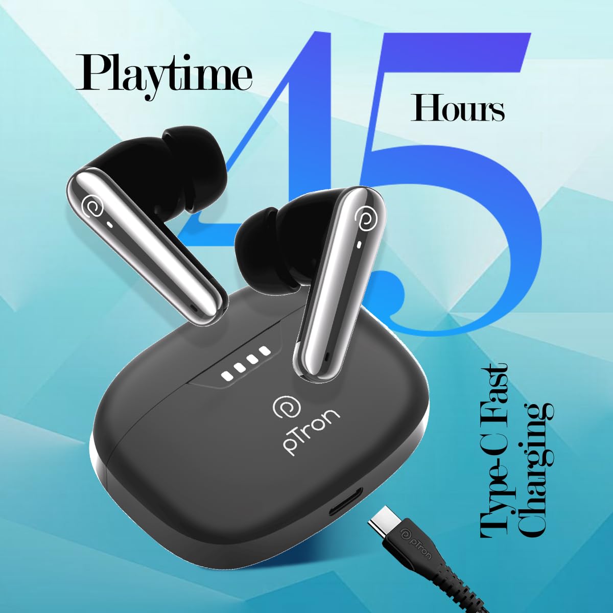 pTron Newly Launched Bassbuds Prism TWS Earbuds