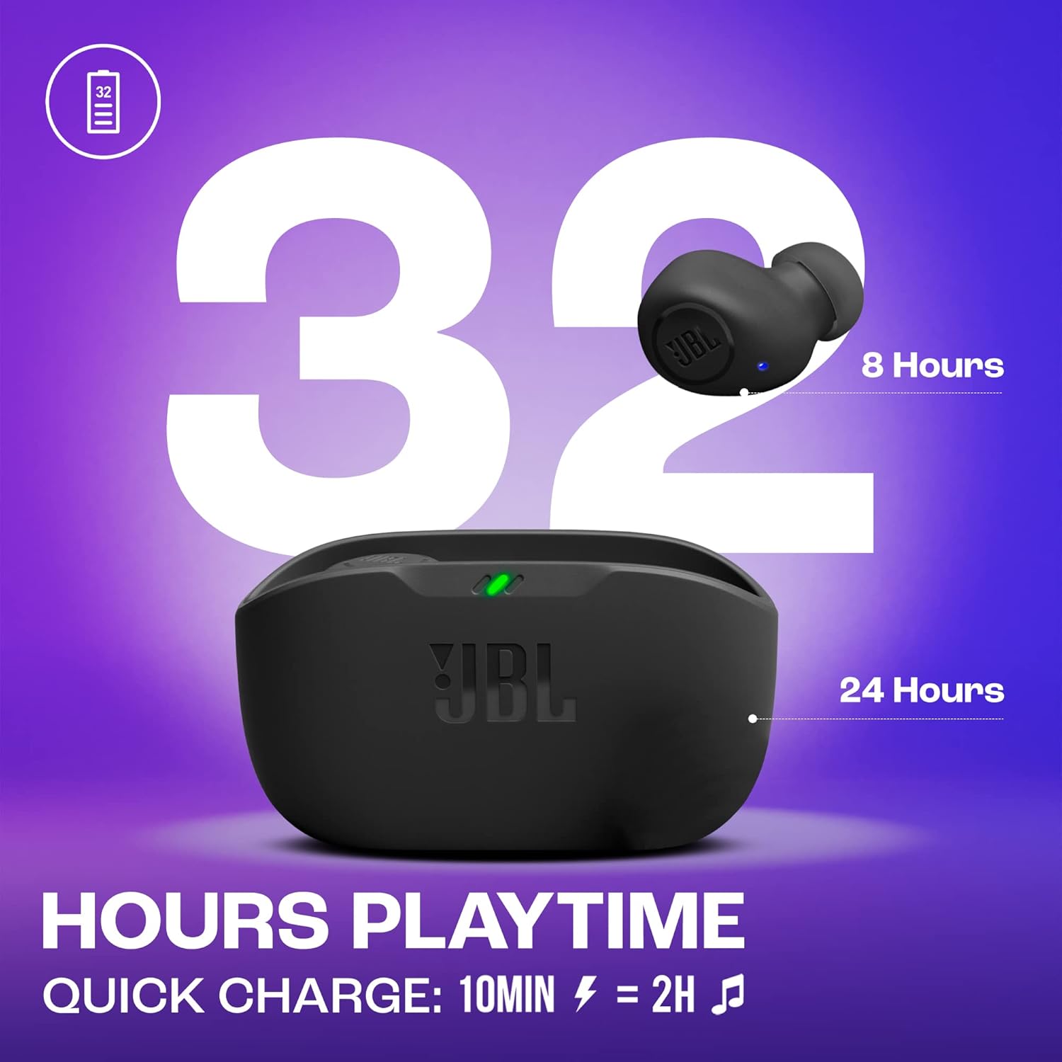 JBL Wave Buds in-Ear Wireless Earbuds