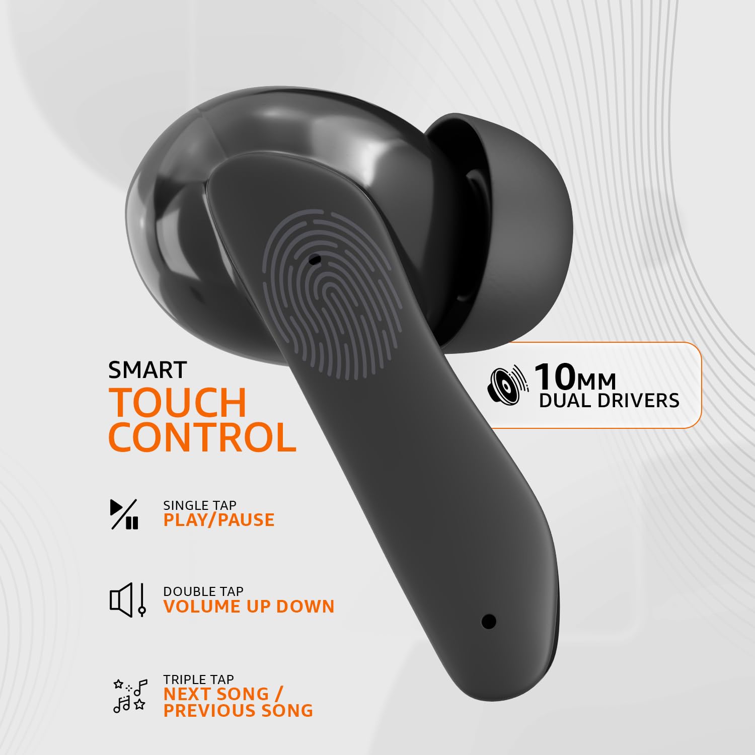 amazon basics TWS in-Ear Earbuds P65