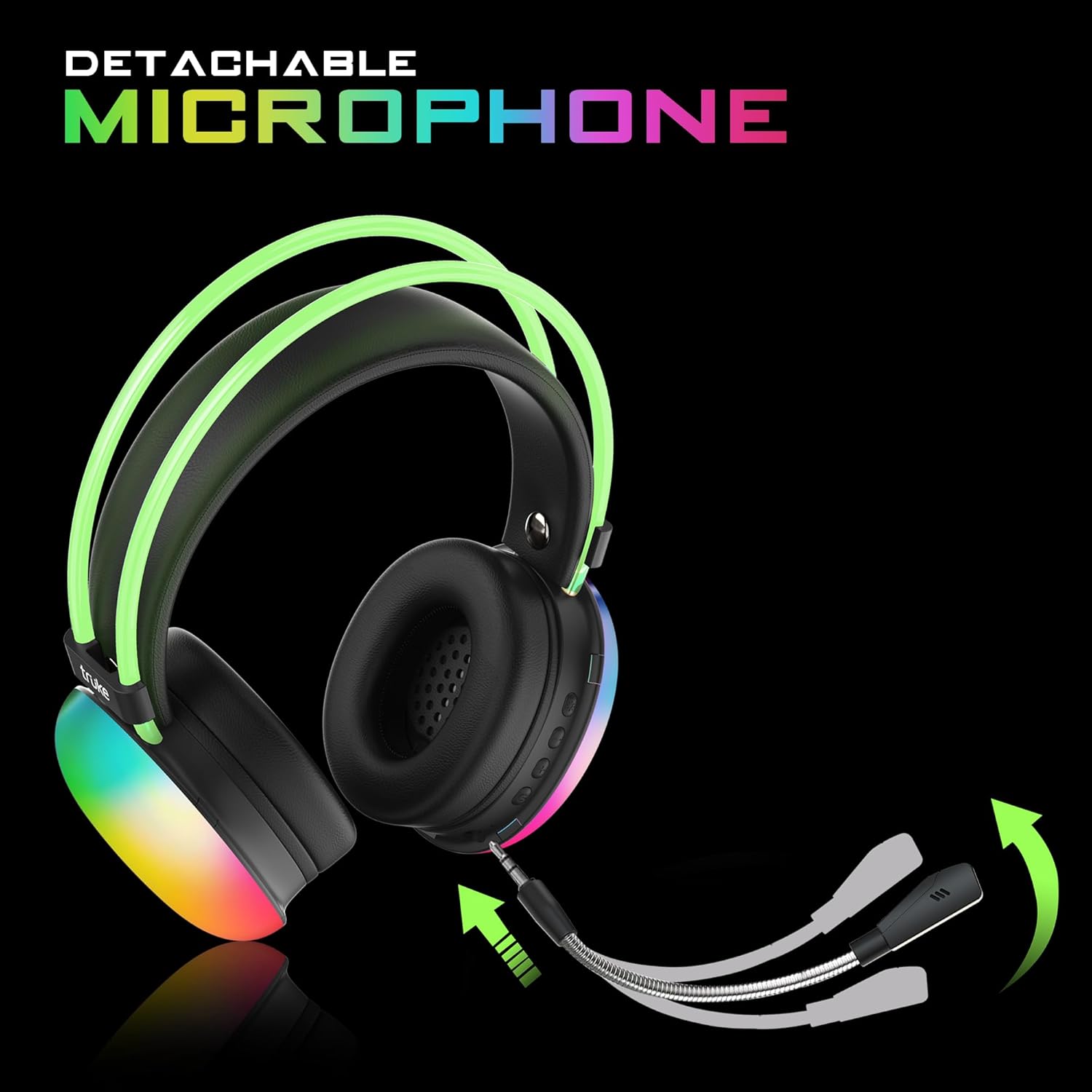 truke Newly Launched BTG Thunder Over the Ear Gaming Headphone
