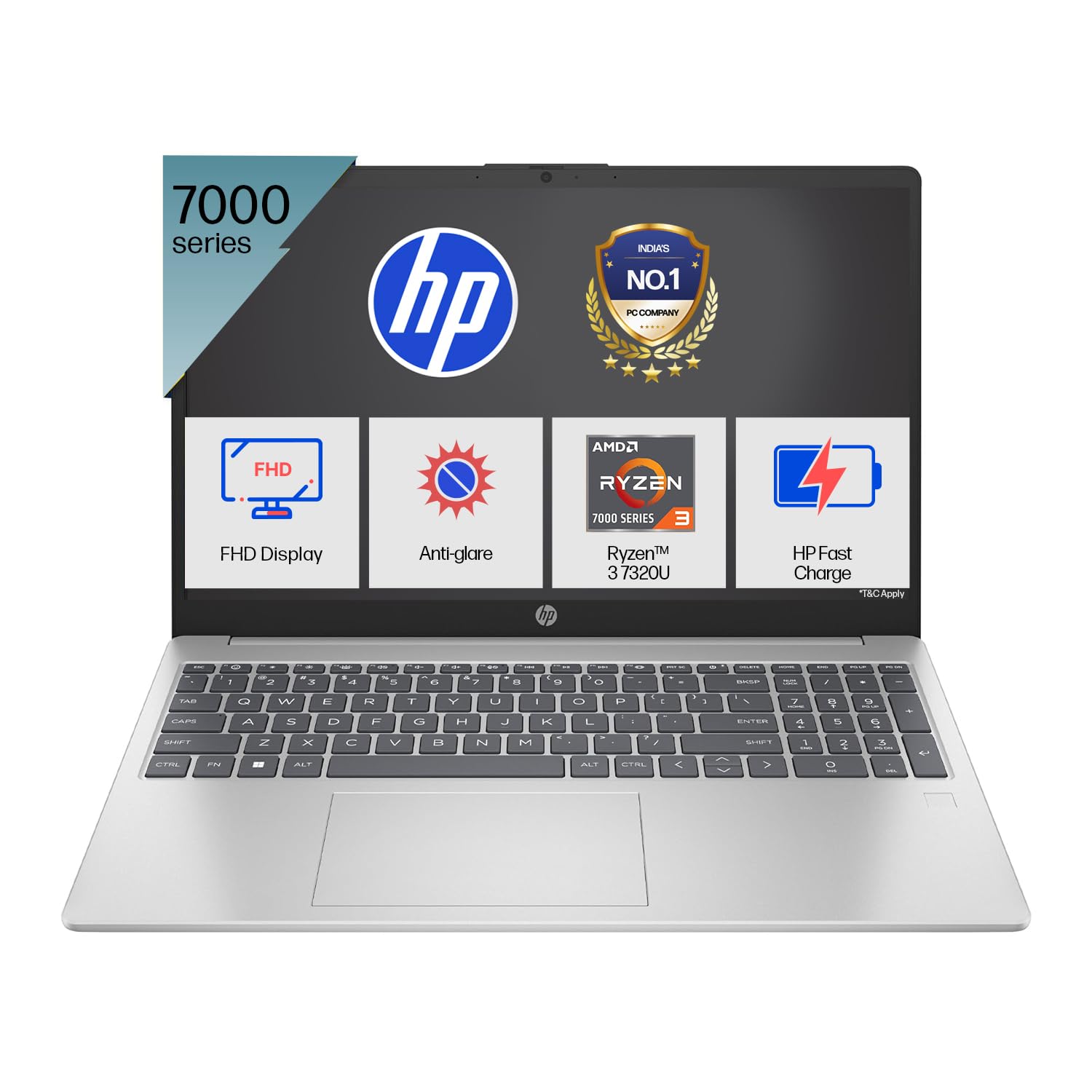 HP 15 AMD Ryzen 3 7320U