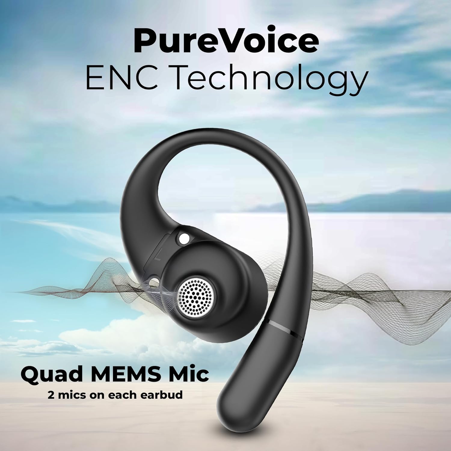 truke Newly Launched Buds Infinity Open Ear Wireless Earbuds