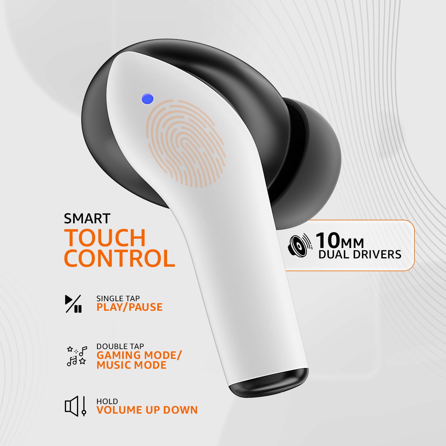 Amazon Basics TWS in-Ear Earbuds AB-T08