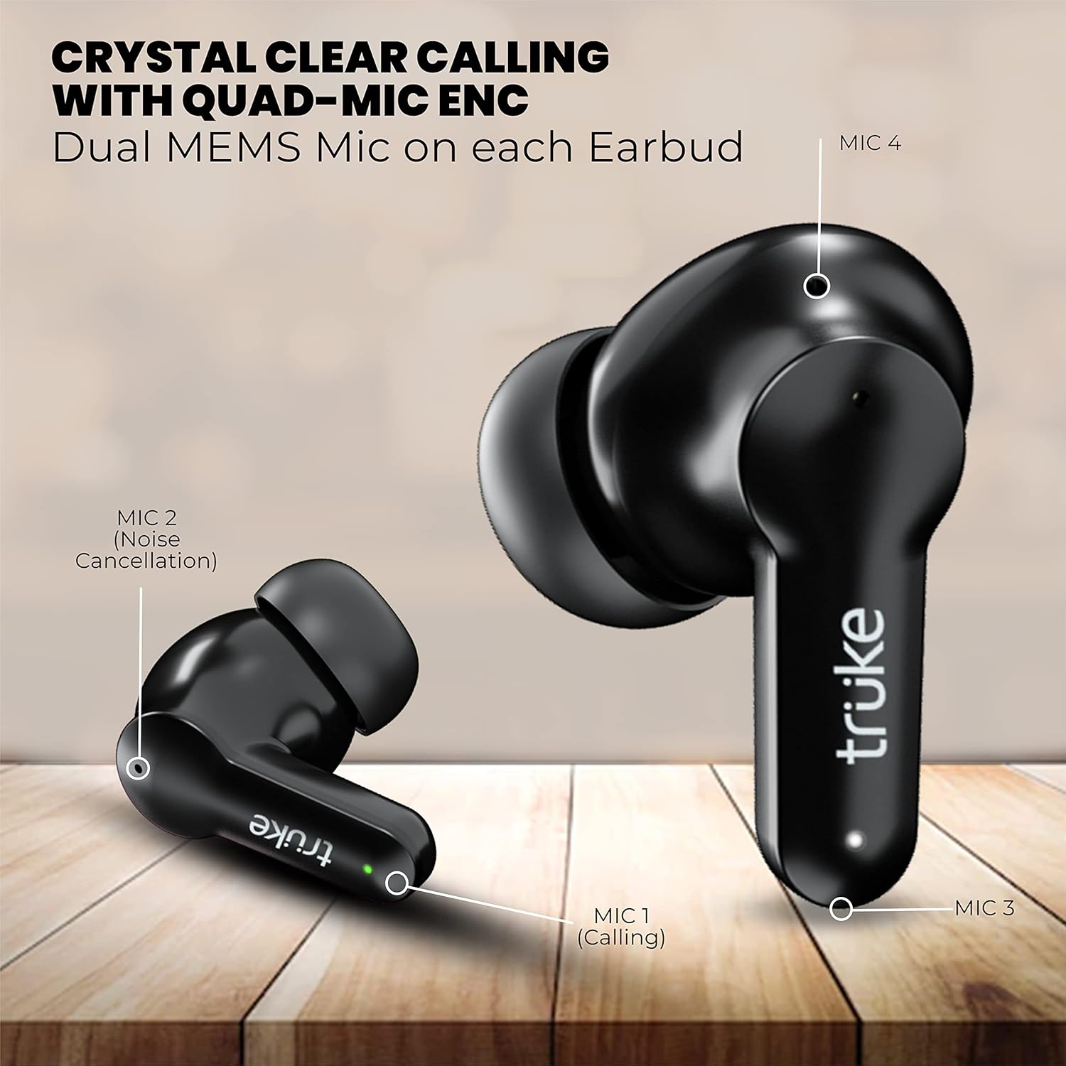 truke Buds S2 Lite True Wireless Made in India Earbuds