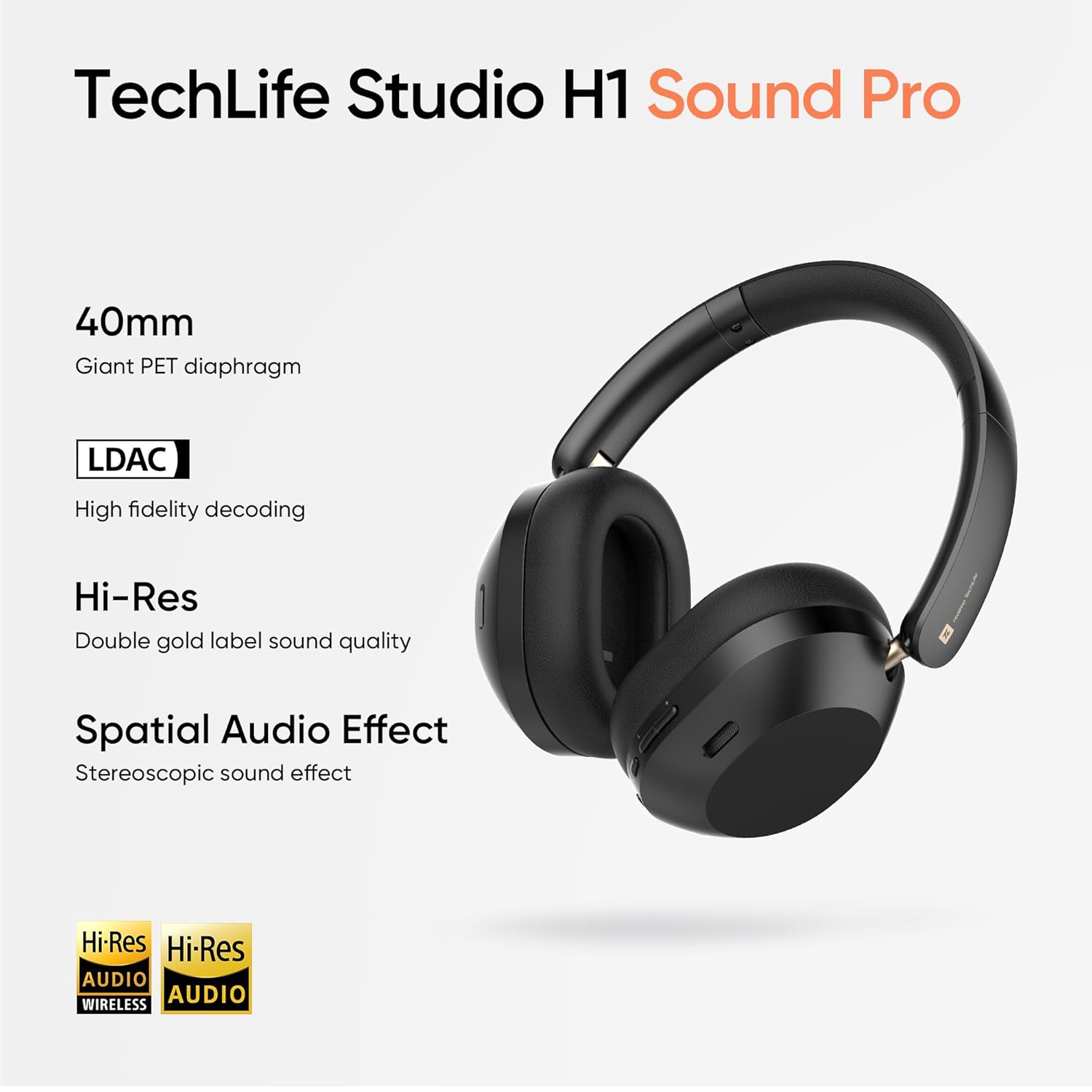 realme TechLife Studio H1 Over The Ear Over