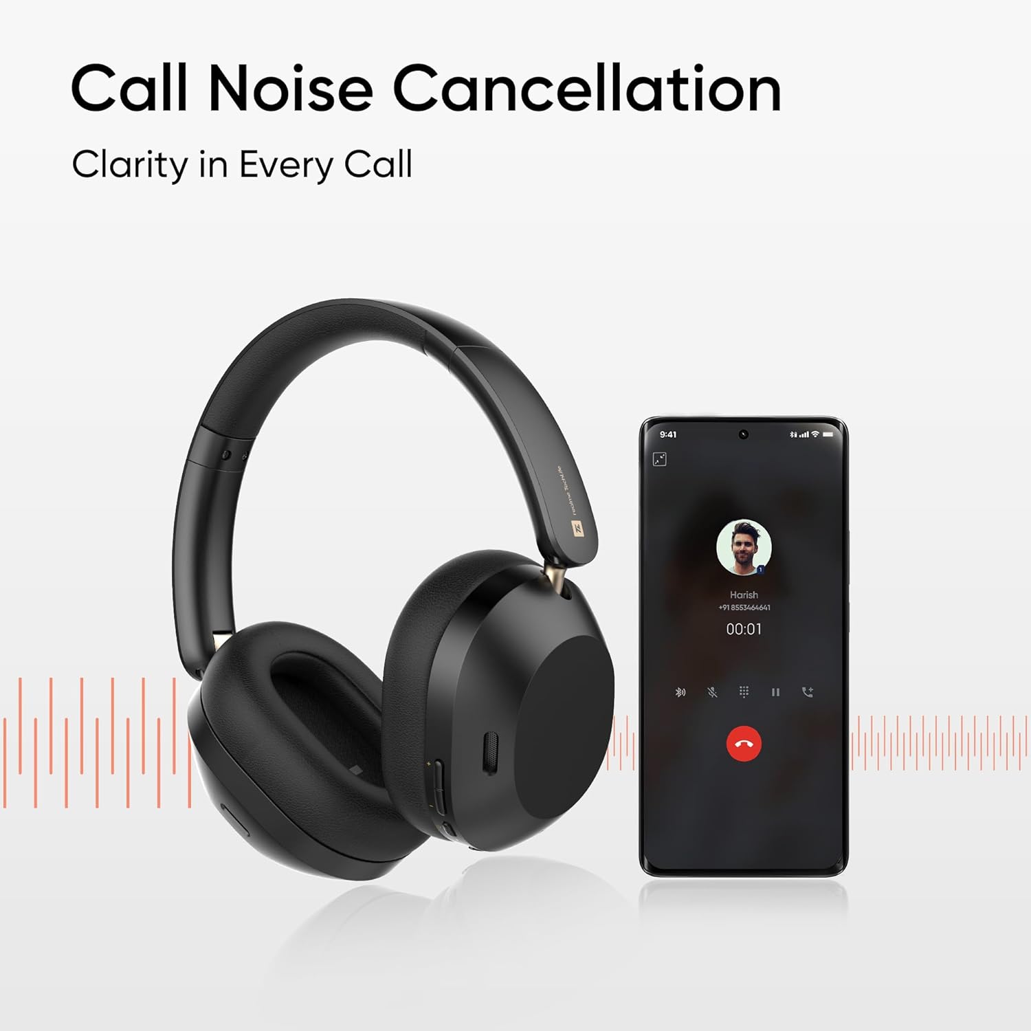 realme TechLife Studio H1 Over The Ear Over
