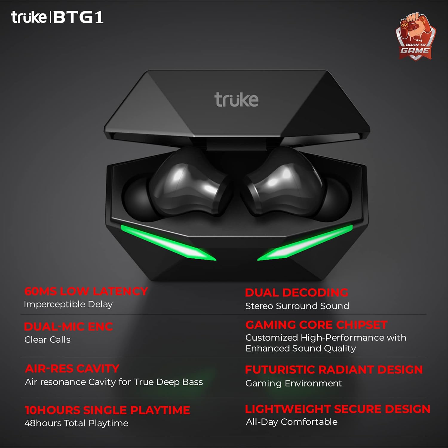 truke Buds BTG1 True Wireless Earbuds