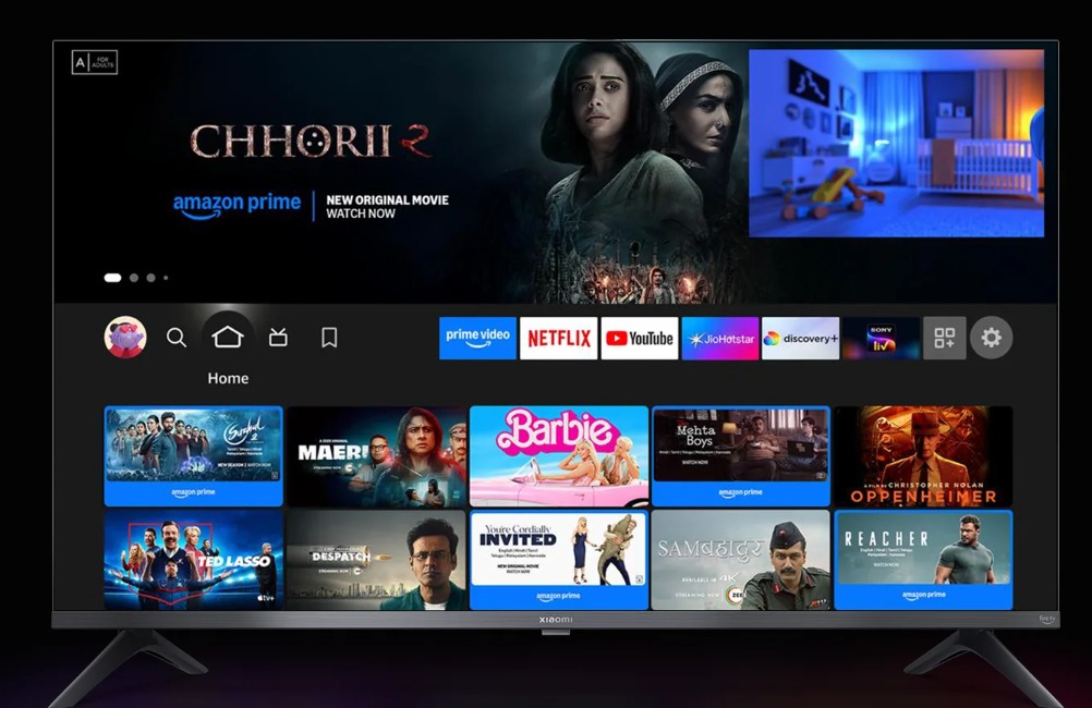 Xiaomi 138 cm 55 inch FX Pro QLED Ultra HD 4K Smart Fire TV L55MB-FPIN, Dolby Vision & Atmos, Alexa Built-in