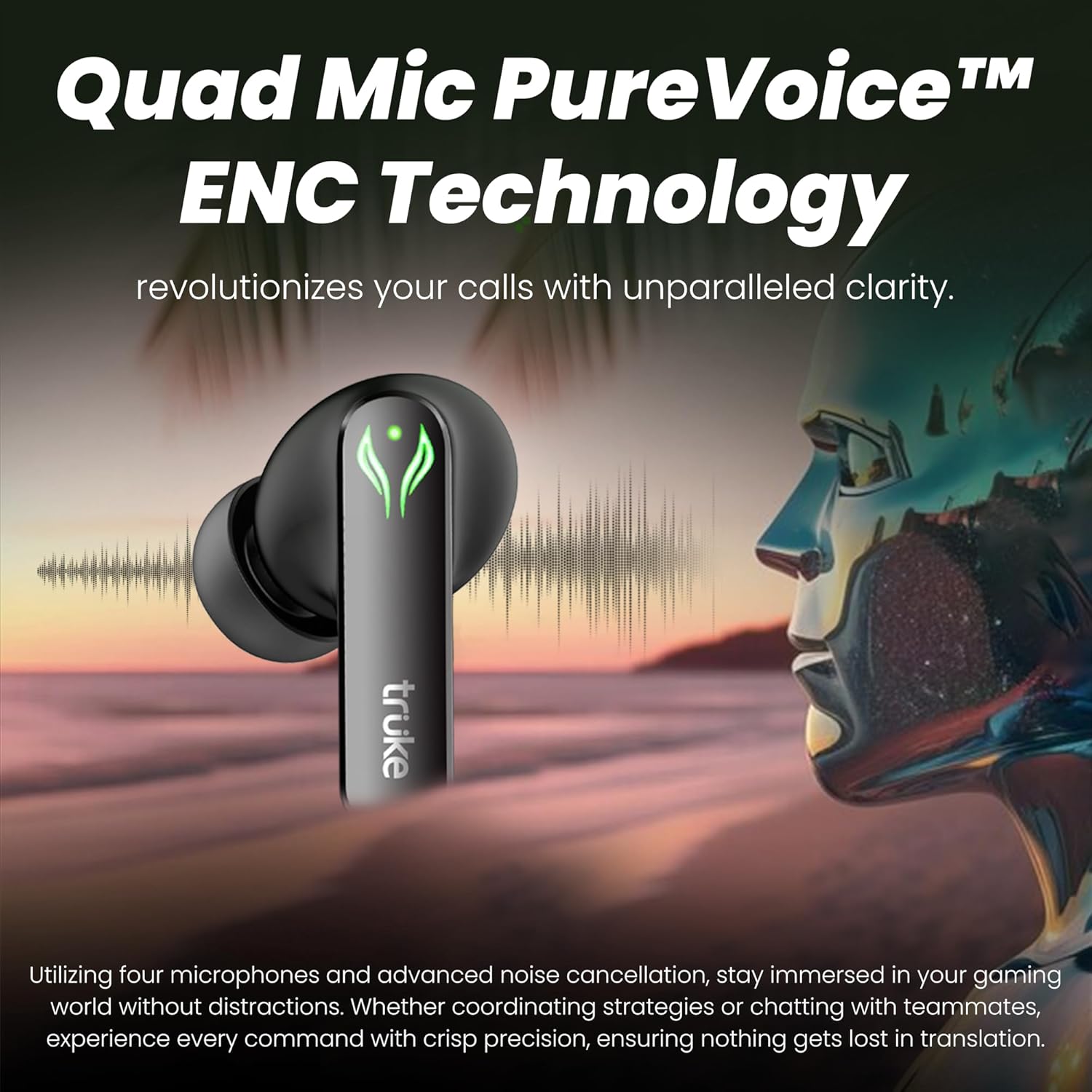 truke New Launch BTG Ultra True Wireless in Ear Earbuds