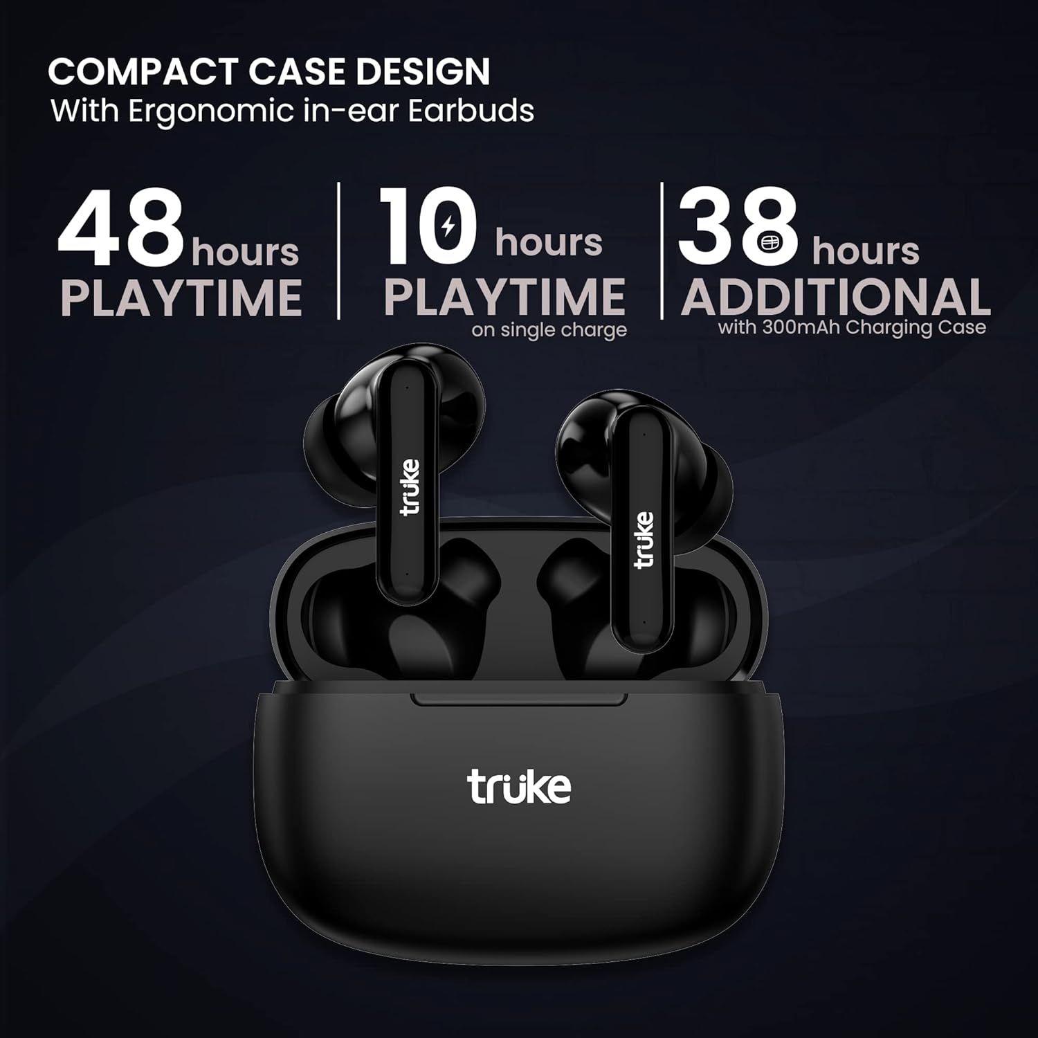 truke Air Buds Lite True Wireless in Ear Earbuds