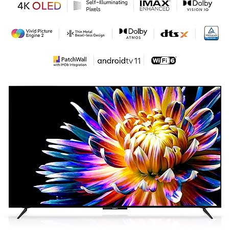 Mi 138.8 cm (55 inch) 4K Ultra HD Smart Android OLED TV Model: O55M7-Z2IN
