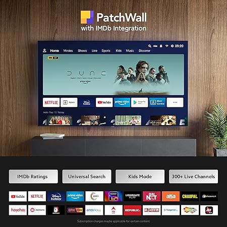 Mi 138.8 cm (55 inch) 4K Ultra HD Smart Android OLED TV Model: O55M7-Z2IN