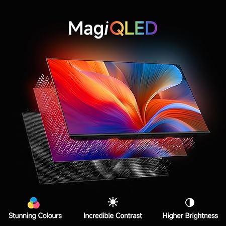 Mi Xiaomi 108 cm (43 inch) X Pro QLED Series 4K Ultra HD Smart Google TV Model: L43MA-SIN