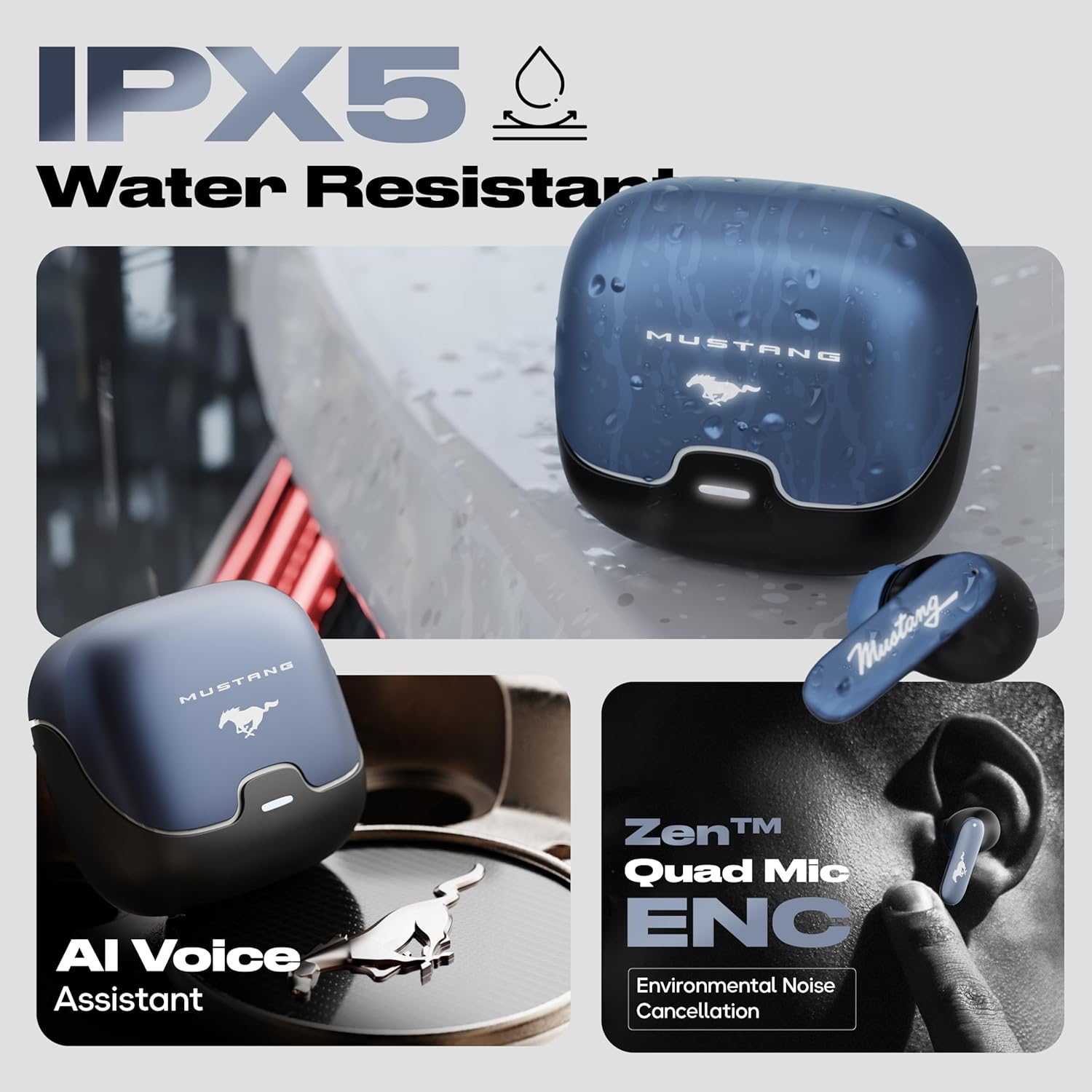 GOBOULT x Mustang Derby Truly Wireless in Ear Earbuds