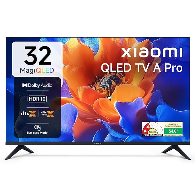 Xiaomi 80 cm (32 inch) A Pro QLED Series Smart LED TV Model: L32MB-APIN