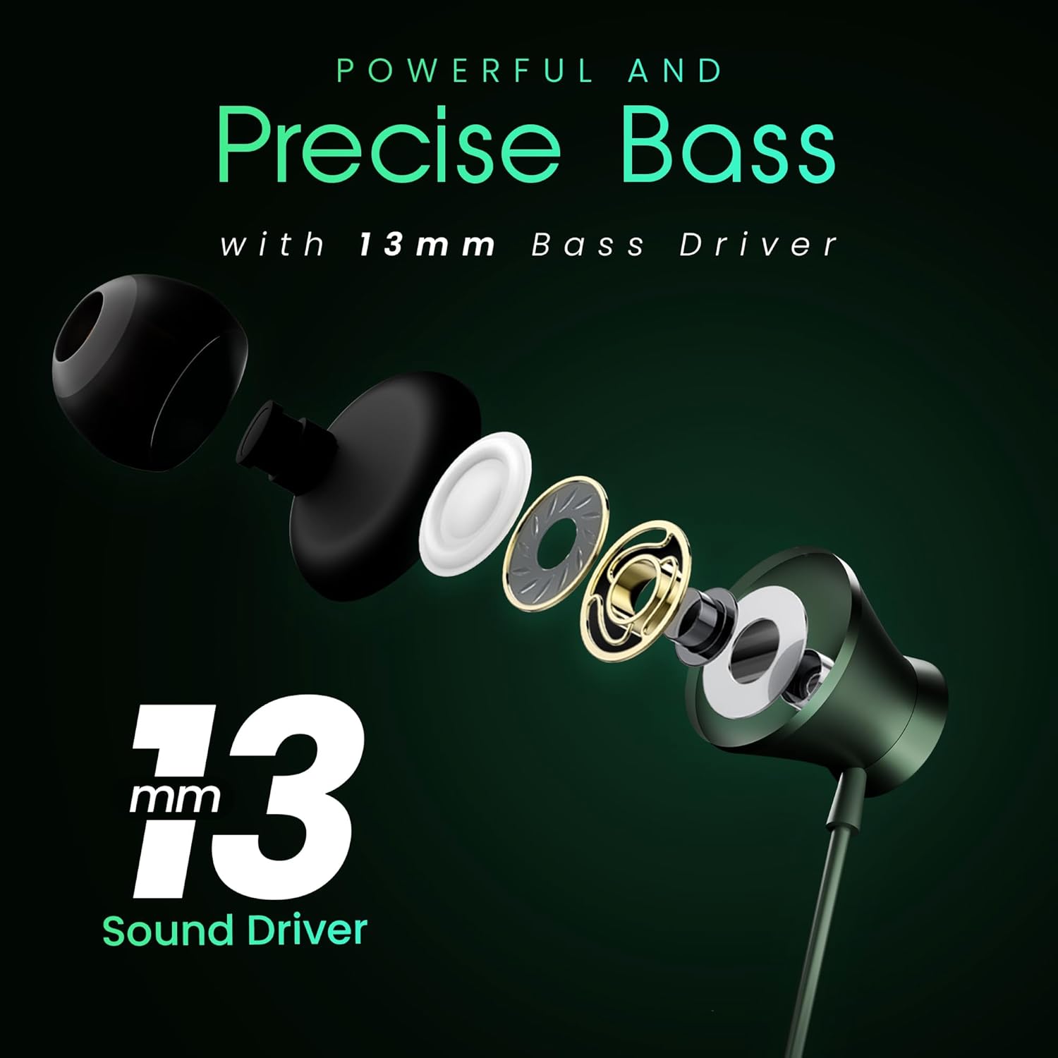 HAMMER Nova in Ear C Type Earphones Wired