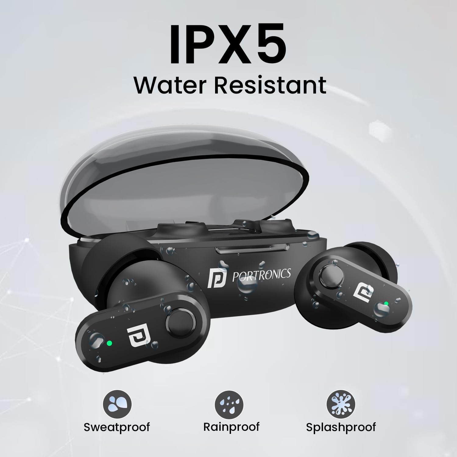 Portronics Harmonics Twins S16 in Ear Wireless TWS Earbuds