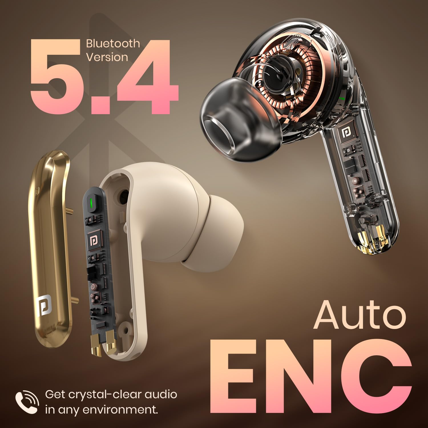 Portronics Twins 29 ANC in-ear TWS Wireless Bluetooth Earbuds