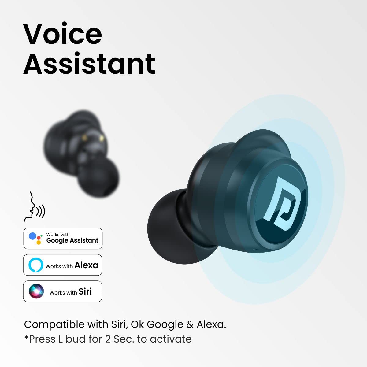 Portronics Harmonics Twins S5 Smart TWS in Earbuds