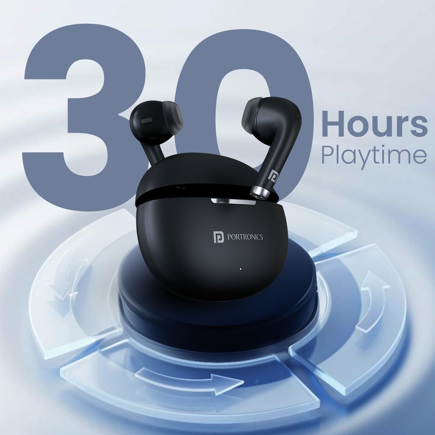 Portronics Harmonics Twins S19 Truly Wireless in Ear Earbuds