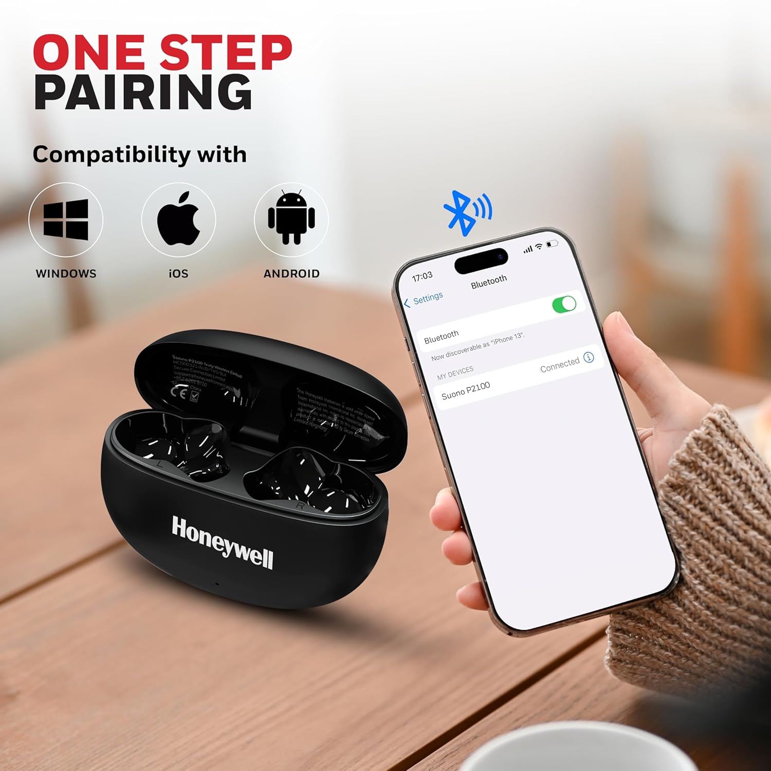 Honeywell Suono P2100 Bluetooth TWS Earbuds