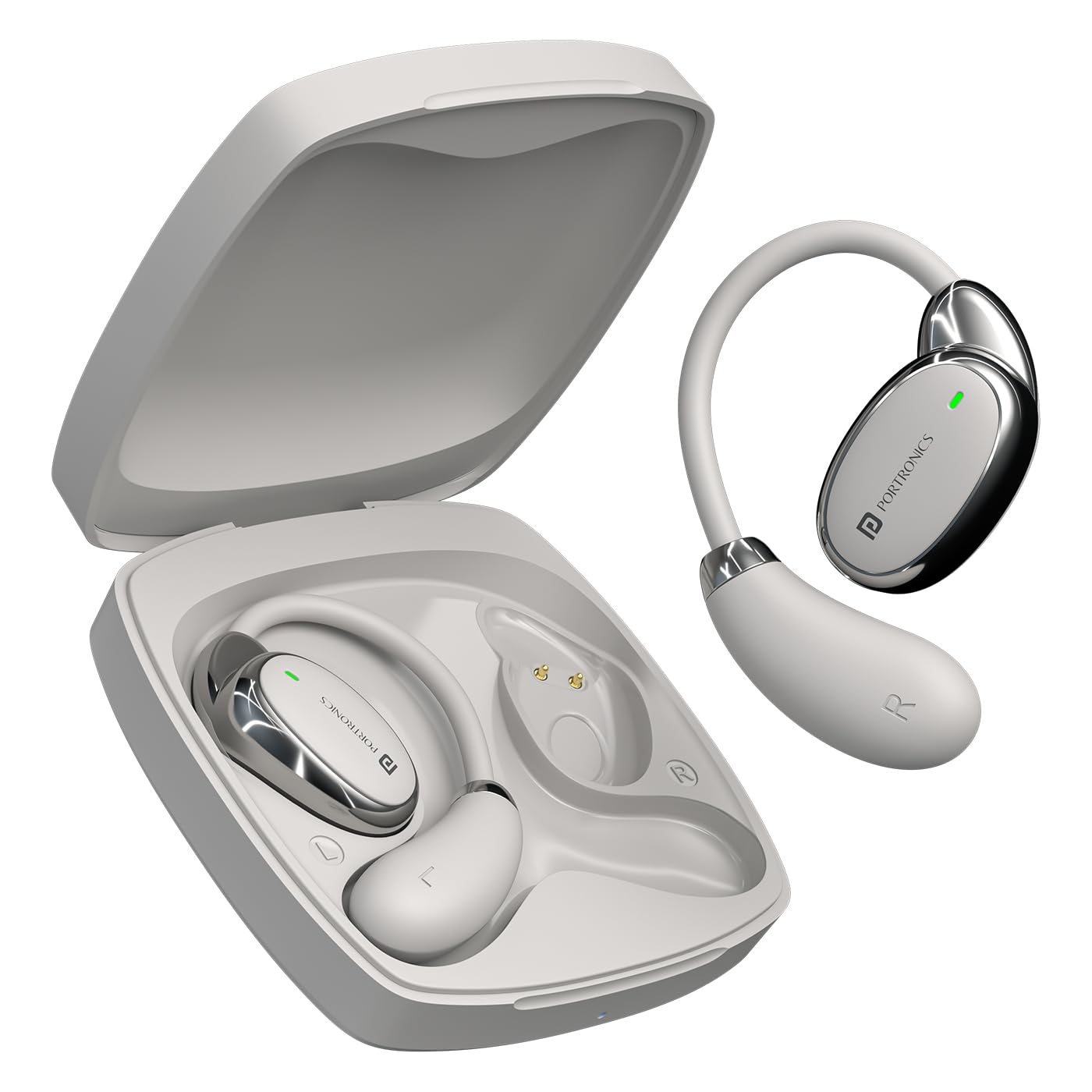 Portronics Harmonics Twins 31 Over Ear OWS Smart Wireless Earbuds