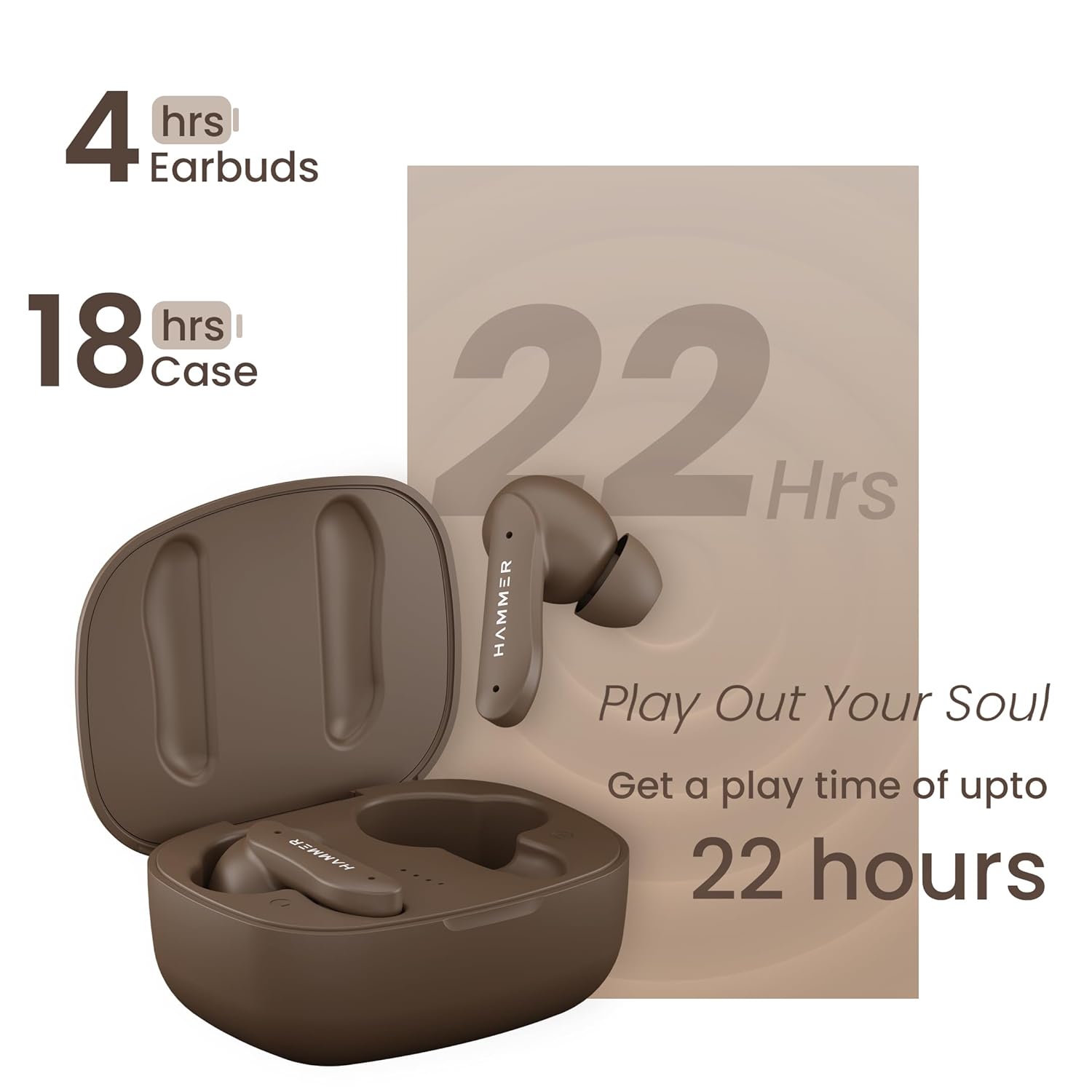 HAMMER Solitude Bluetooth Earbuds