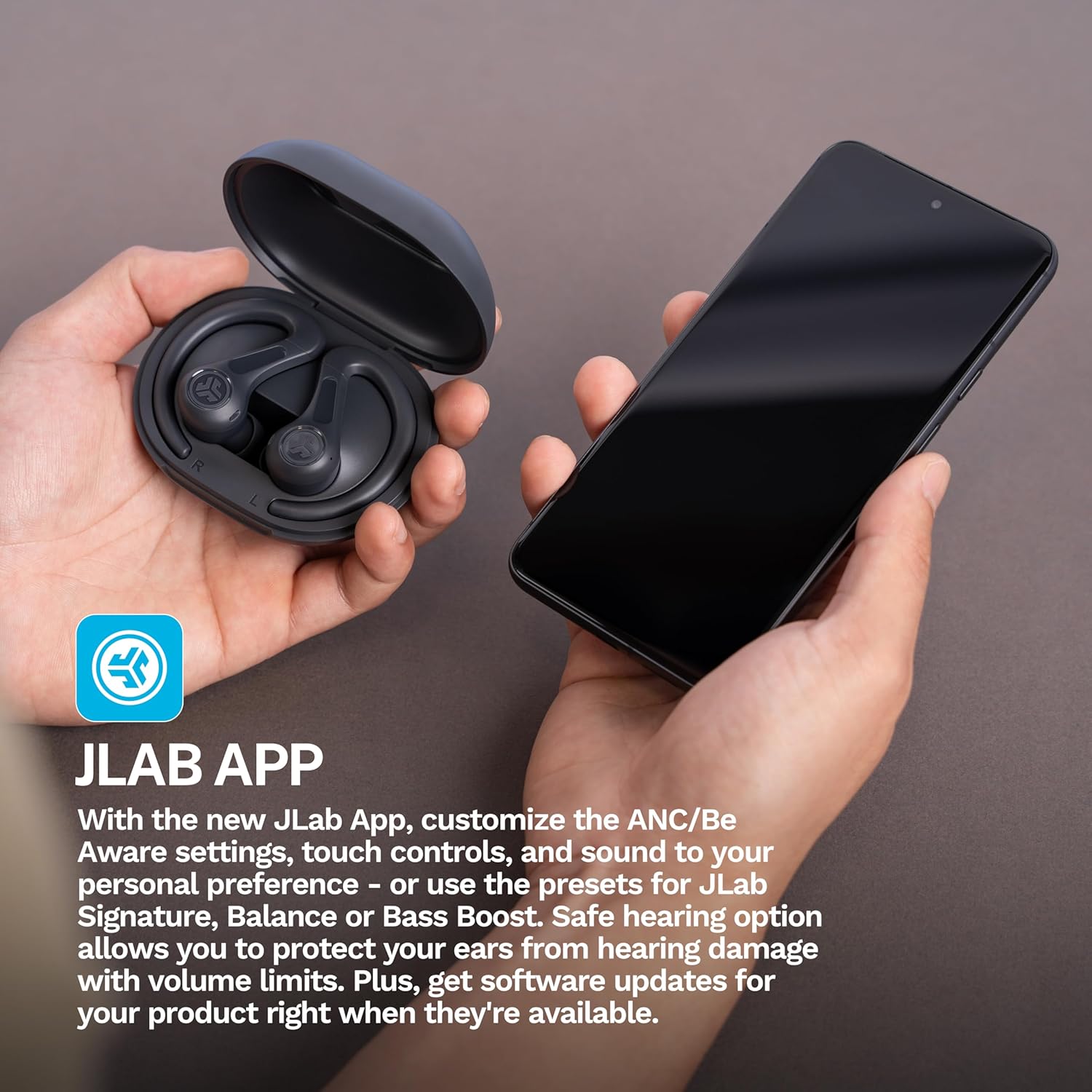 JLab JBuds Sport ANC 4 Active Noise Cancelling Earbuds