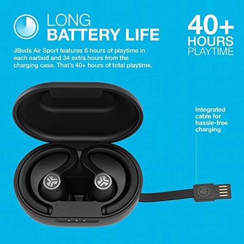 Jlab Jbuds Air Sport True Wireless Bluetooth Earbuds