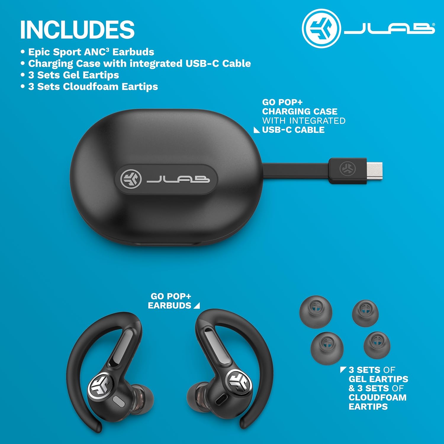 JLab Epic Air Sport ANC Gen 3