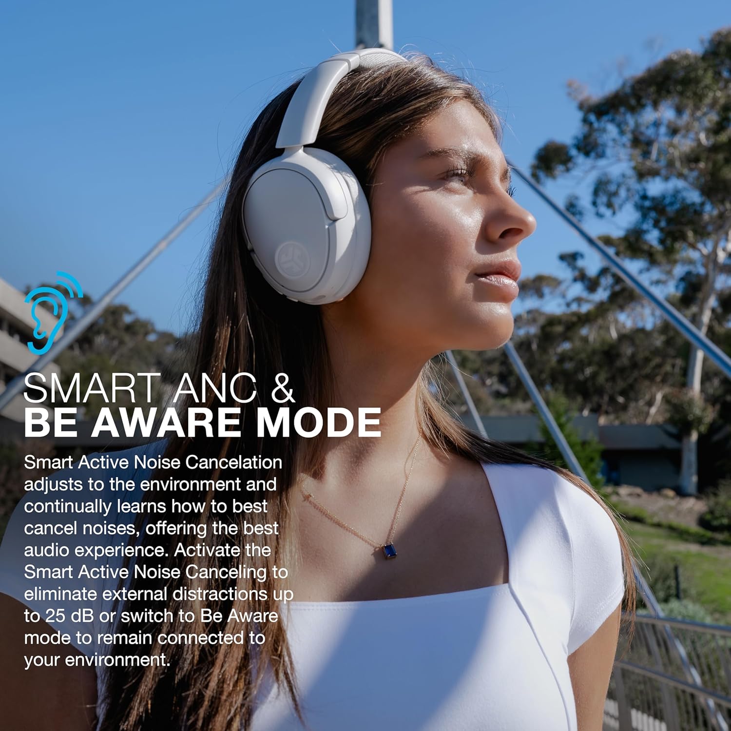 JLab JBuds Lux ANCOver-Ear Headphones